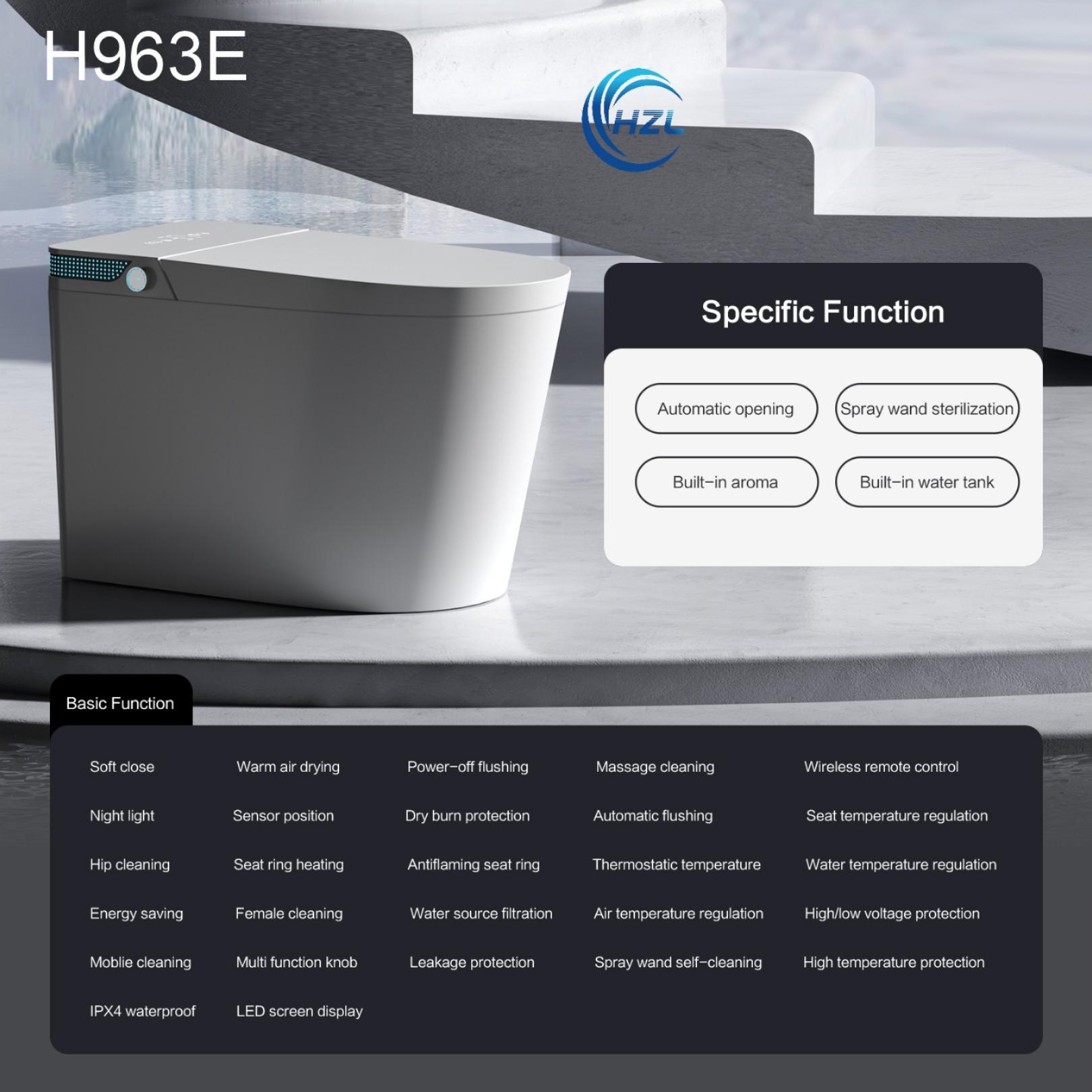 Smart toilet H963E